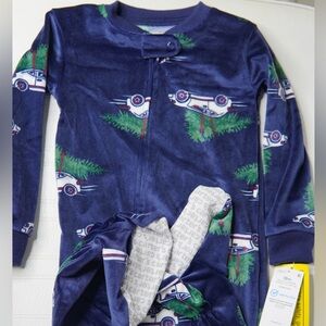 Carter's Navy Pajama Set with Car Design